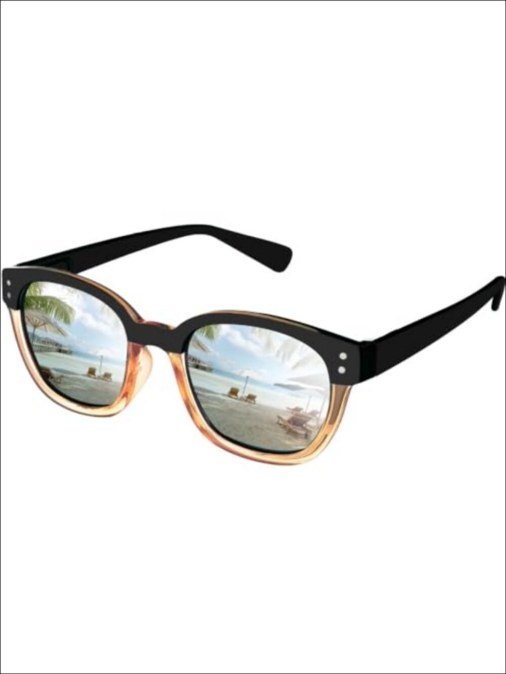 Polarized Sunglasses Retro Square UV400 100% UV Protection Mirrored